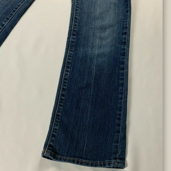 OLD NAVY *The Flirt* Size 2R Blue Denim Stretch Mid-Rise Boot Cut Comfy Jeans - Picture 4 of 6
